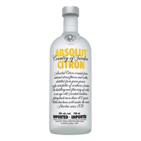 Vodka Absolut Citron lt 1