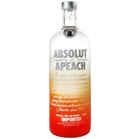 Vodka Absolut Apeach lt 1