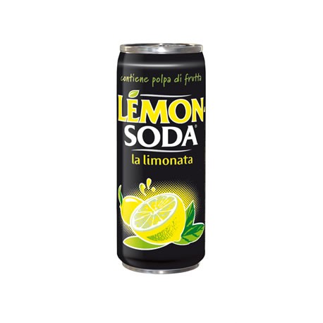 Lemon Soda lattina Sleek cl 33x24pz